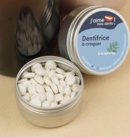 Dentifrice à croquer J'aime mes dents !