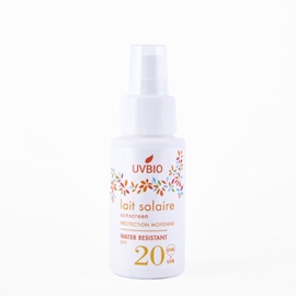 Lait Solaire Bio SPF 20 UVBio